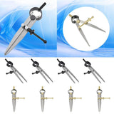 Max Carbon Steel Calipers Measuring Tools Divider Scriber Marking 75mm