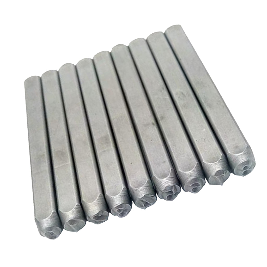 Max Figure Number Stamp Craft Set Letter Punch Steel Metal Leather Tool 4mm