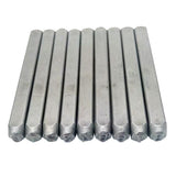 Max Figure Number Stamp Craft Set Letter Punch Steel Metal Leather Tool 4mm