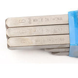 Max Figure Number Stamp Craft Set Letter Punch Steel Metal Leather Tool 8mm