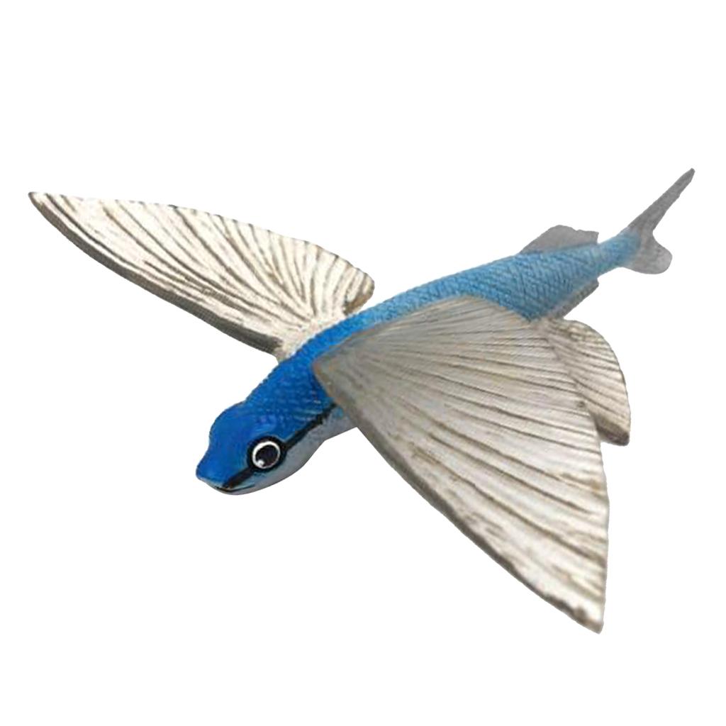 Max Figurines Animals Model Action Figures for Kids Collection Toys Flying Fish