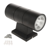 Max LED Modern Exterior Wall Light Dual Head Wall Lamp Fixture Outdoor 3W 3000K