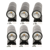 Max LED Modern Exterior Wall Light Dual Head Wall Lamp Fixture Outdoor 3W 3000K