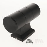 Max LED Modern Exterior Wall Light Dual Head Wall Lamp Fixture Outdoor 3W 3000K