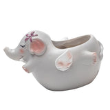 Max Resin Flowerpot Cartoon Succulent Plant Flowerpot Home Table Decor Elephant