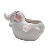 Max Resin Flowerpot Cartoon Succulent Plant Flowerpot Home Table Decor Elephant