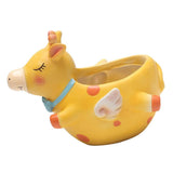 Max Resin Flowerpot Cartoon Succulent Plant Flowerpot Home Table Decor Giraffe