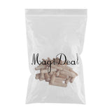 Max 100Pcs Wooden Dowel Rods Craft Dowels for DIY Woodworking Project 6x40mm