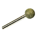 Max Round Head Grinding Bit Diamond Mounted Point 46 Grit 14mm