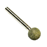 Max Round Head Grinding Bit Diamond Mounted Point 46 Grit 14mm