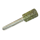 Max Diamond Coated Head Mounted Points Abrasive Cylinder Grinding Bit 6mm