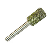Max Diamond Coated Head Mounted Points Abrasive Cylinder Grinding Bit 6mm