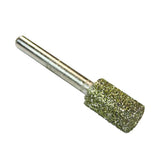 Max Diamond Coated Head Mounted Points Abrasive Cylinder Grinding Bit 6mm