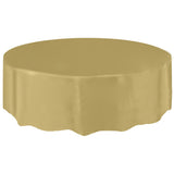 Max Plastic Disposable Table Covers Round Tableware Wedding Party Brown