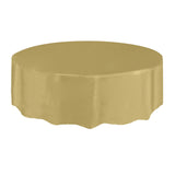 Max Plastic Disposable Table Covers Round Tableware Wedding Party Brown
