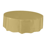 Max Plastic Disposable Table Covers Round Tableware Wedding Party Brown