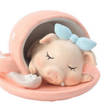 Max Miniature Pig Model Statue Fairy Garden Decor Toy Acting cute Cup pig