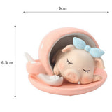 Max Miniature Pig Model Statue Fairy Garden Decor Toy Acting cute Cup pig