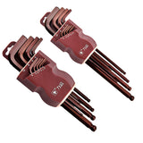 Max Steel L Shape Hex Key Allen Wrench Set Metric Lengthen Arm Ball End 190mm