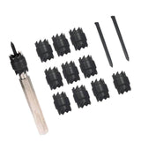 Max 3/8inch Double Sided High Speed Rotary Spot Weld Cutter Drill Bit 13 Pieces