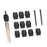 Max 3/8inch Double Sided High Speed Rotary Spot Weld Cutter Drill Bit 13 Pieces