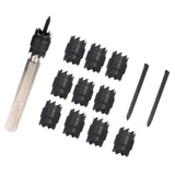 Max 3/8inch Double Sided High Speed Rotary Spot Weld Cutter Drill Bit 13 Pieces