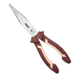 Max Needle Nose Pliers Long-nose Reach Pliers with Wire Cutter Soft Grip 8 inch