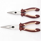 Max Needle Nose Pliers Long-nose Reach Pliers with Wire Cutter Soft Grip 8 inch