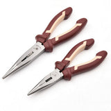 Max Needle Nose Pliers Long-nose Reach Pliers with Wire Cutter Soft Grip 8 inch