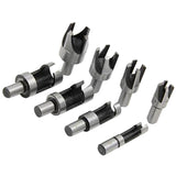 Max 8Pcs/set Carpentry Wood Plug Cutter Straight and Tapered Claw Type Drill Bit