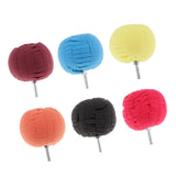 Max Sponge Drill Round Polishing Foam Pads Buffing Wheel for Car Wheel Dark Red