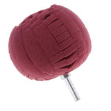 Max Sponge Drill Round Polishing Foam Pads Buffing Wheel for Car Wheel Dark Red