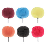 Max Sponge Drill Round Polishing Foam Pads Buffing Wheel for Car Wheel Dark Red