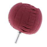 Max Sponge Drill Round Polishing Foam Pads Buffing Wheel for Car Wheel Dark Red