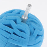 Max Sponge Drill Round Polishing Foam Pads Buffing Wheel for Car Wheel Blue