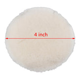 Max Wool Hook and Loop Back Polishing Pad Grip Buffing Pad Bonnets 4 Inch