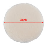 Max Wool Hook and Loop Back Polishing Pad Grip Buffing Pad Bonnets 7 Inch