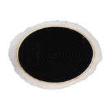 Max Wool Hook and Loop Back Polishing Pad Grip Buffing Pad Bonnets 7 Inch