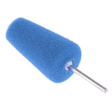 Max Burnish Foam Sponge Polish Cone Shaped Buffing Pad For Car Wheel Tool Blue