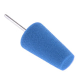 Max Burnish Foam Sponge Polish Cone Shaped Buffing Pad For Car Wheel Tool Blue
