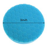 Max 5pcs 3in Car Polishing Pads Buffing Sponge Pads Durable Cleaning Tool Blue