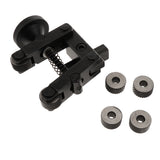 Max Anti Slip Knurl Tool with Adjustable Shank, 2 Wheels,4 Spare Knurling Wheels