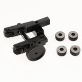 Max Anti Slip Knurl Tool with Adjustable Shank, 2 Wheels,4 Spare Knurling Wheels