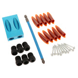 Max Pocket Hole Dowel Jig Kit 28 Set