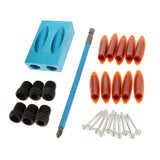 Max Pocket Hole Dowel Jig Kit 28 Set