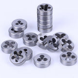 Max 40pcs M3-M12 Tap and Die Set Metric Tapered Plug Hand Tapping Screw Thread