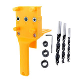 Max Handheld Woodworking Doweling Jig Drill Guide Wood Dowel Drilling Hole Saw