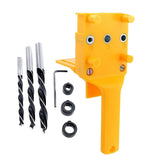 Max Handheld Woodworking Doweling Jig Drill Guide Wood Dowel Drilling Hole Saw