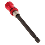 Max Multi Dimension Quick Release Bit Holder Extension Red 100mm