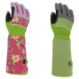 Max Long Gardening Gloves Oxford Clot/Cotton Cut Resistant Gloves Pink